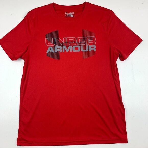Under Armour Large Front Logo Loose Short Sleeve T-Shirt Men's Size Medium - Picture 1 of 6